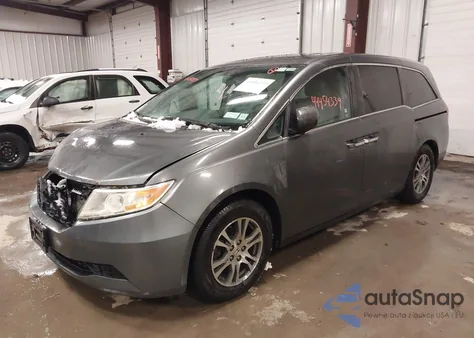 2012 Honda Odyssey Ex-L z USA, uszkodzony, nr VIN 5FNRL5H69CB051197